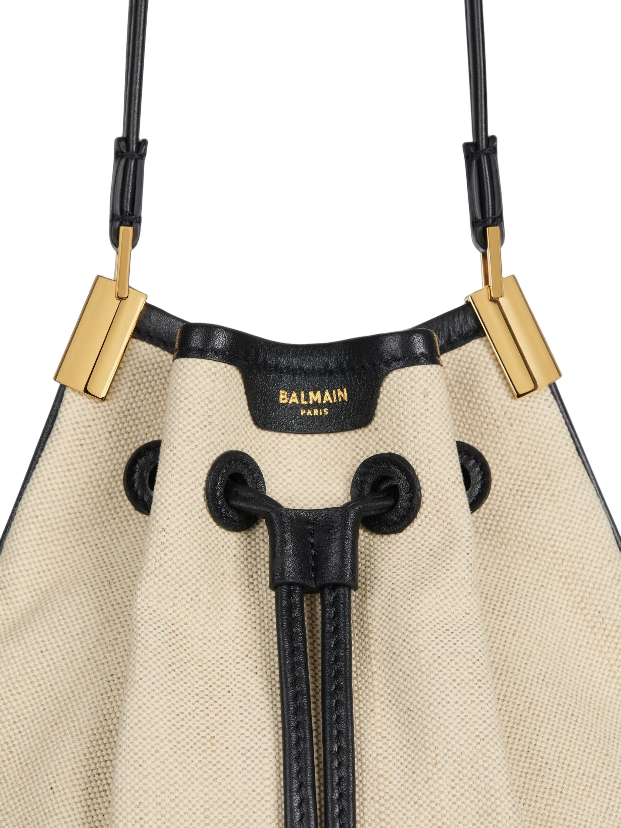 Hacienda medium bag in canvas and leather