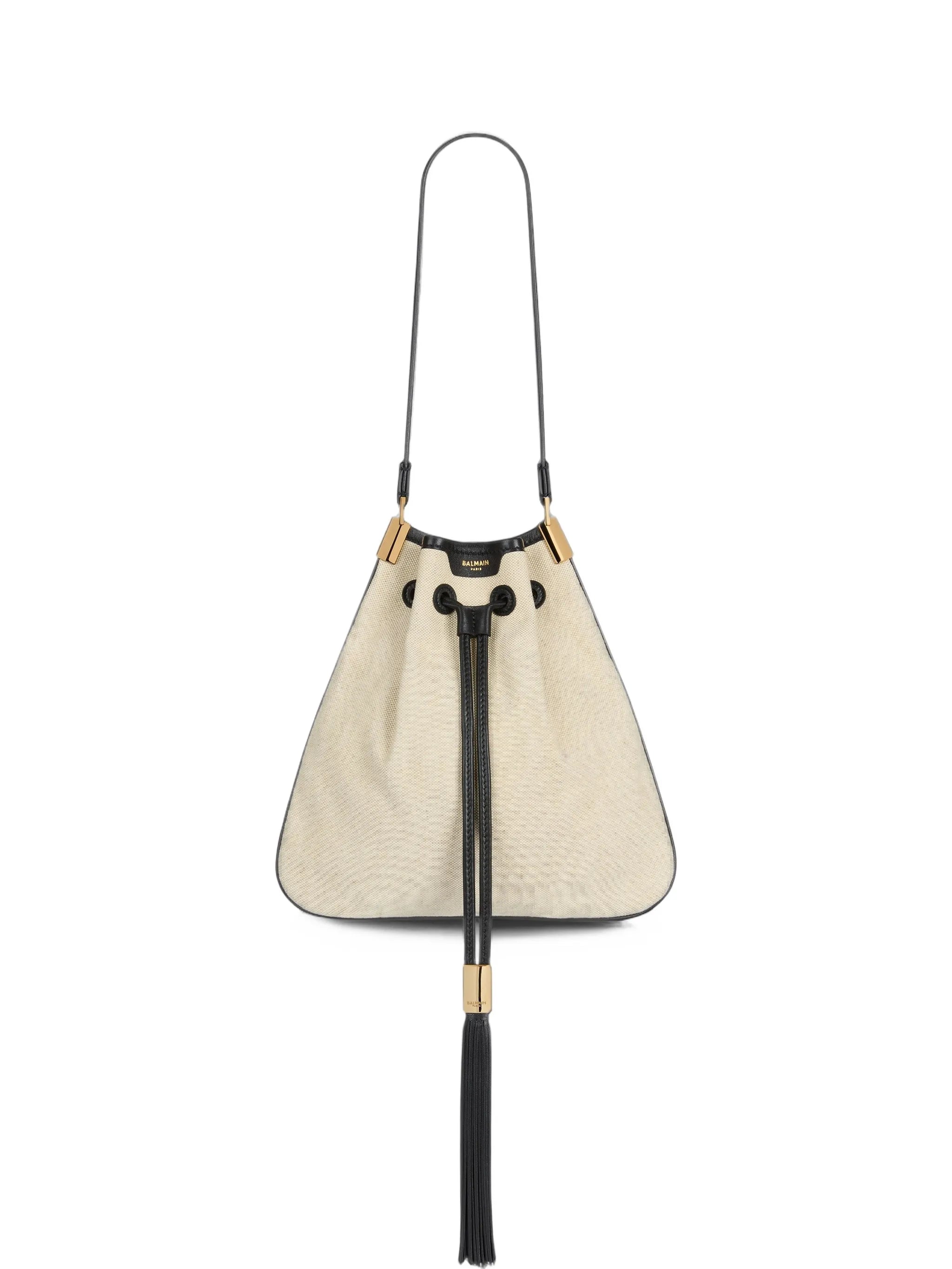Hacienda medium bag in canvas and leather