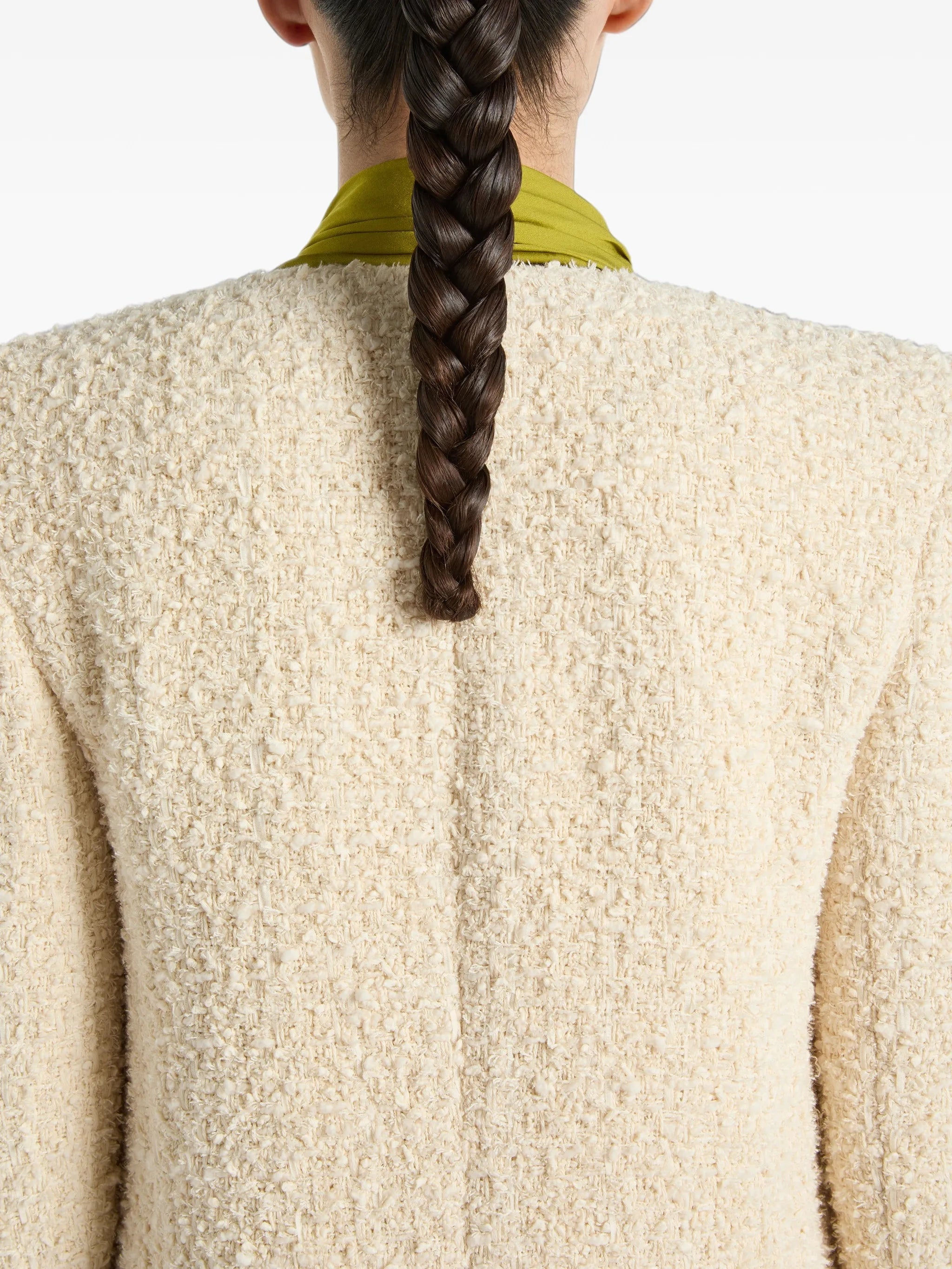 jacket in bouclette tweed