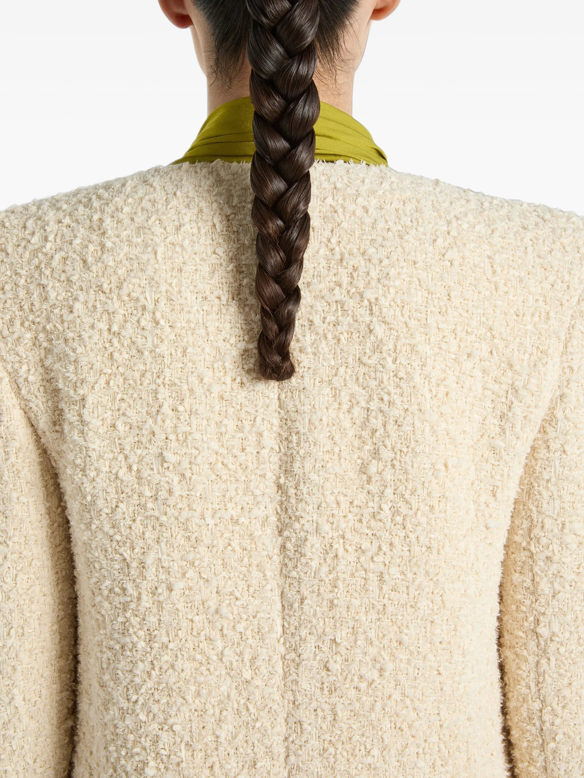 jacket in bouclette tweed