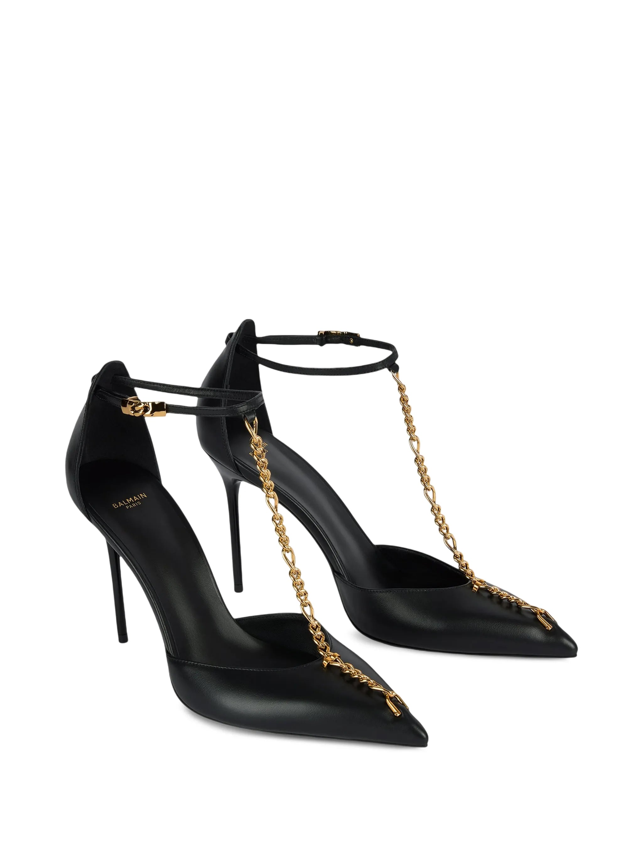 smooth leather courts with chain