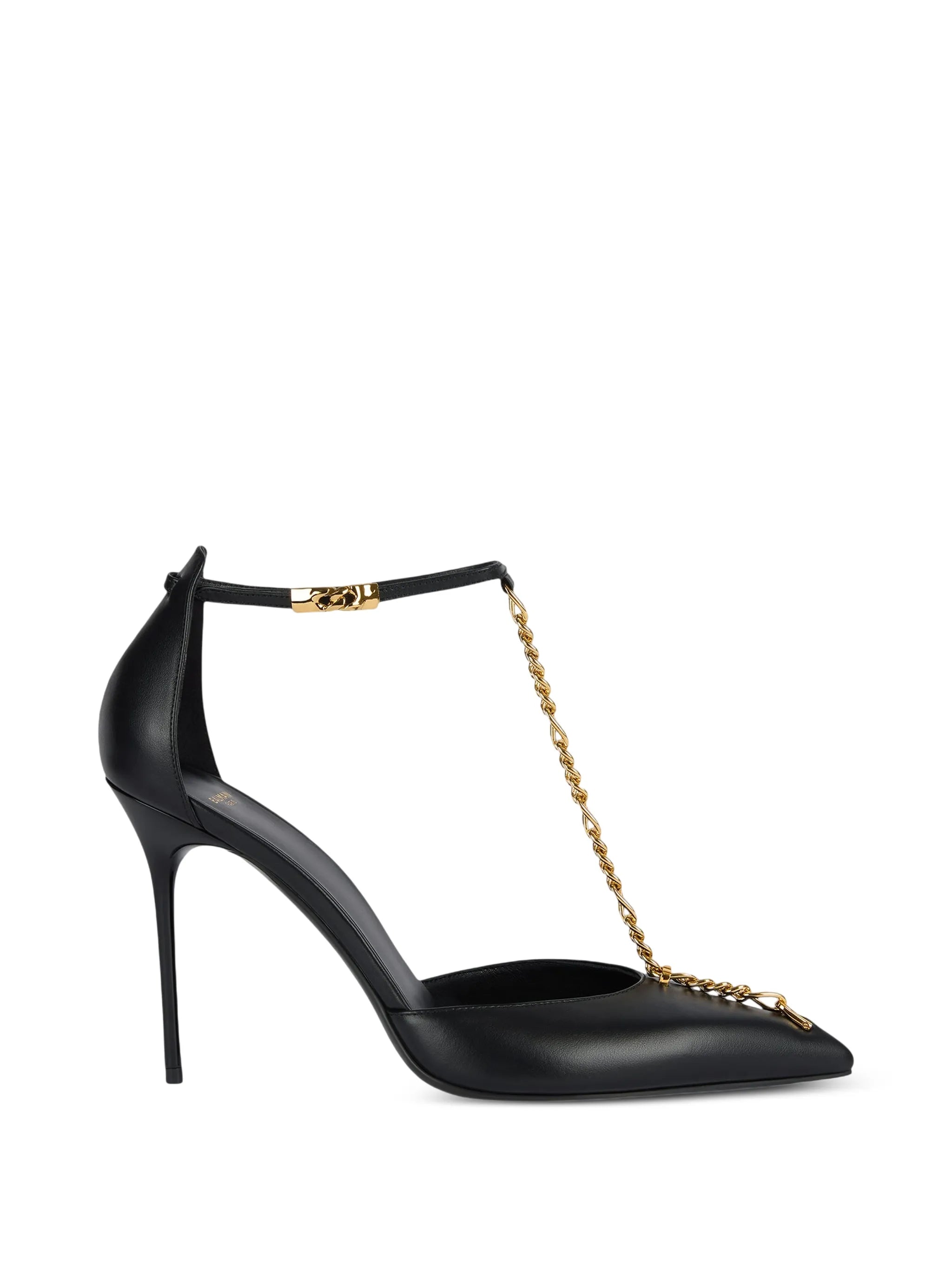 smooth leather courts with chain