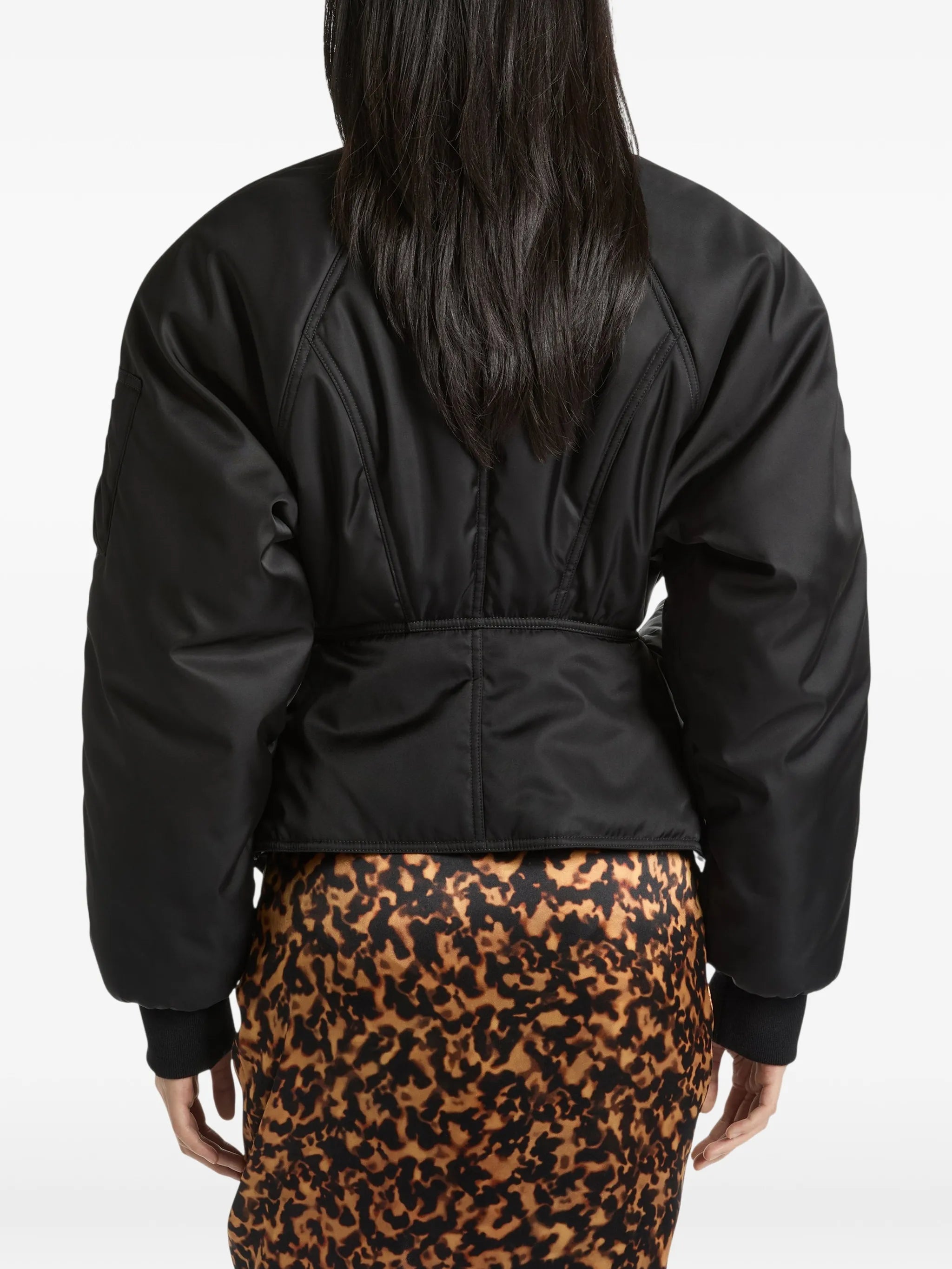 signature bomber jacket in nylon