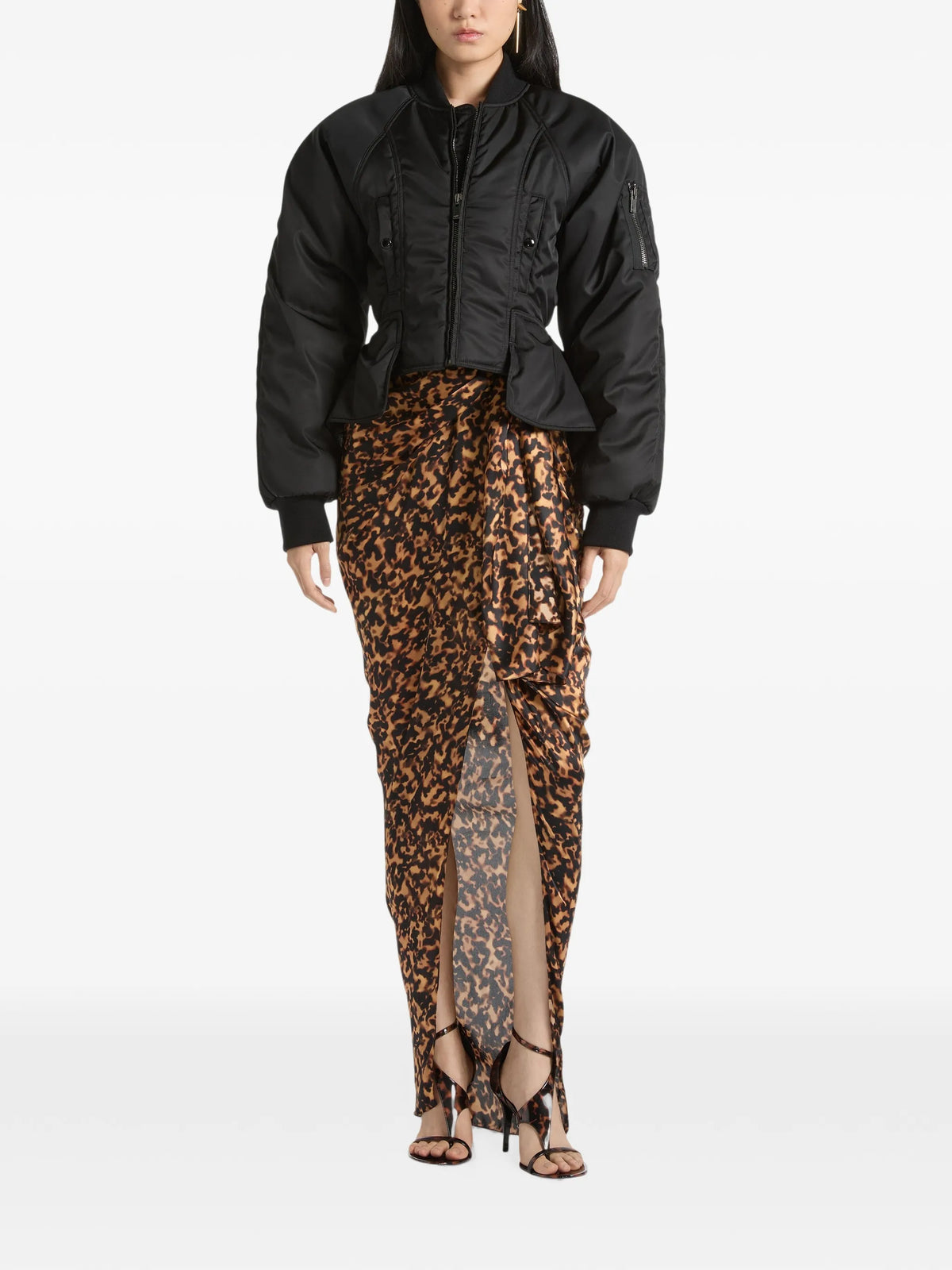 signature bomber jacket in nylon