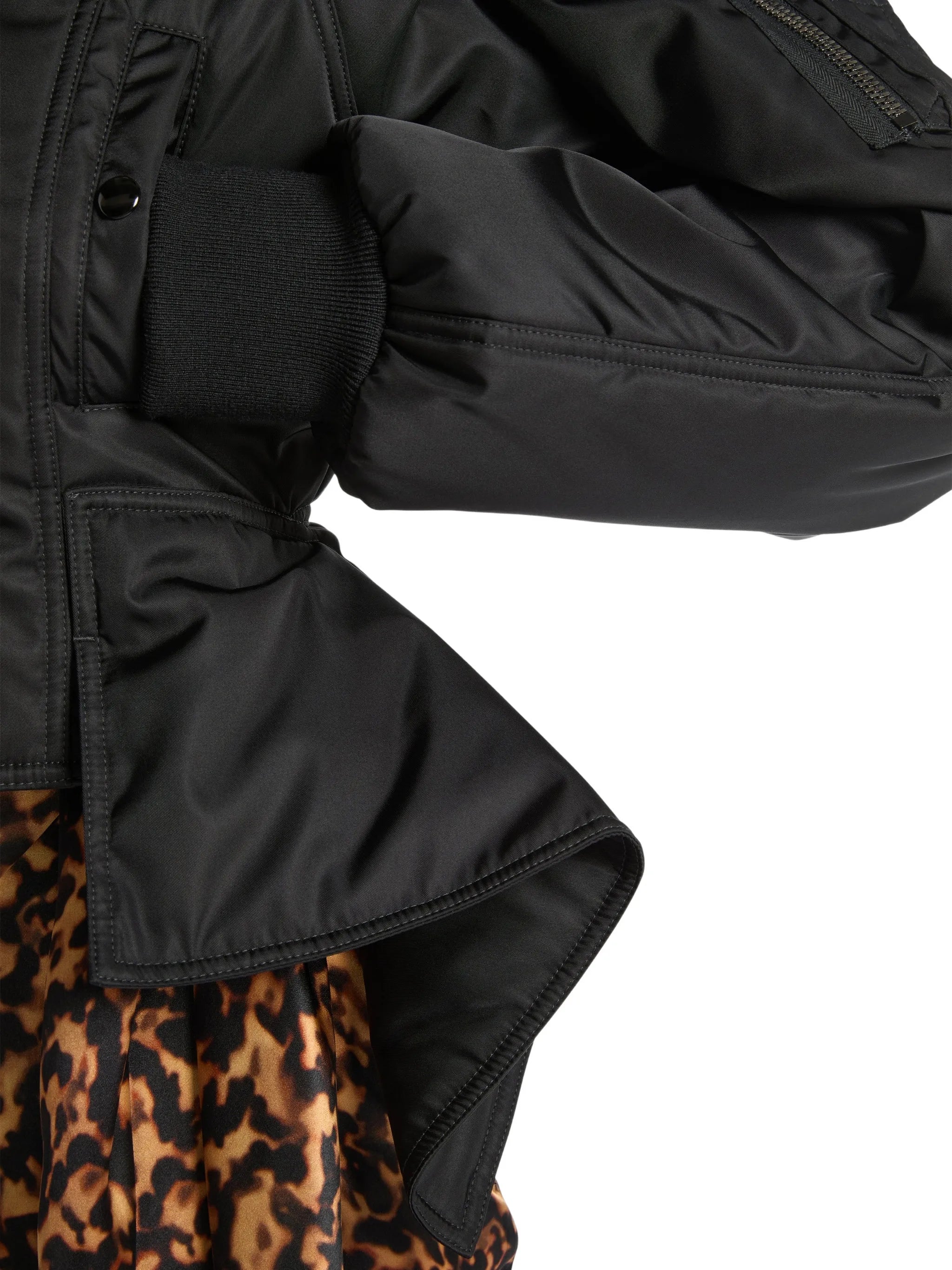 signature bomber jacket in nylon