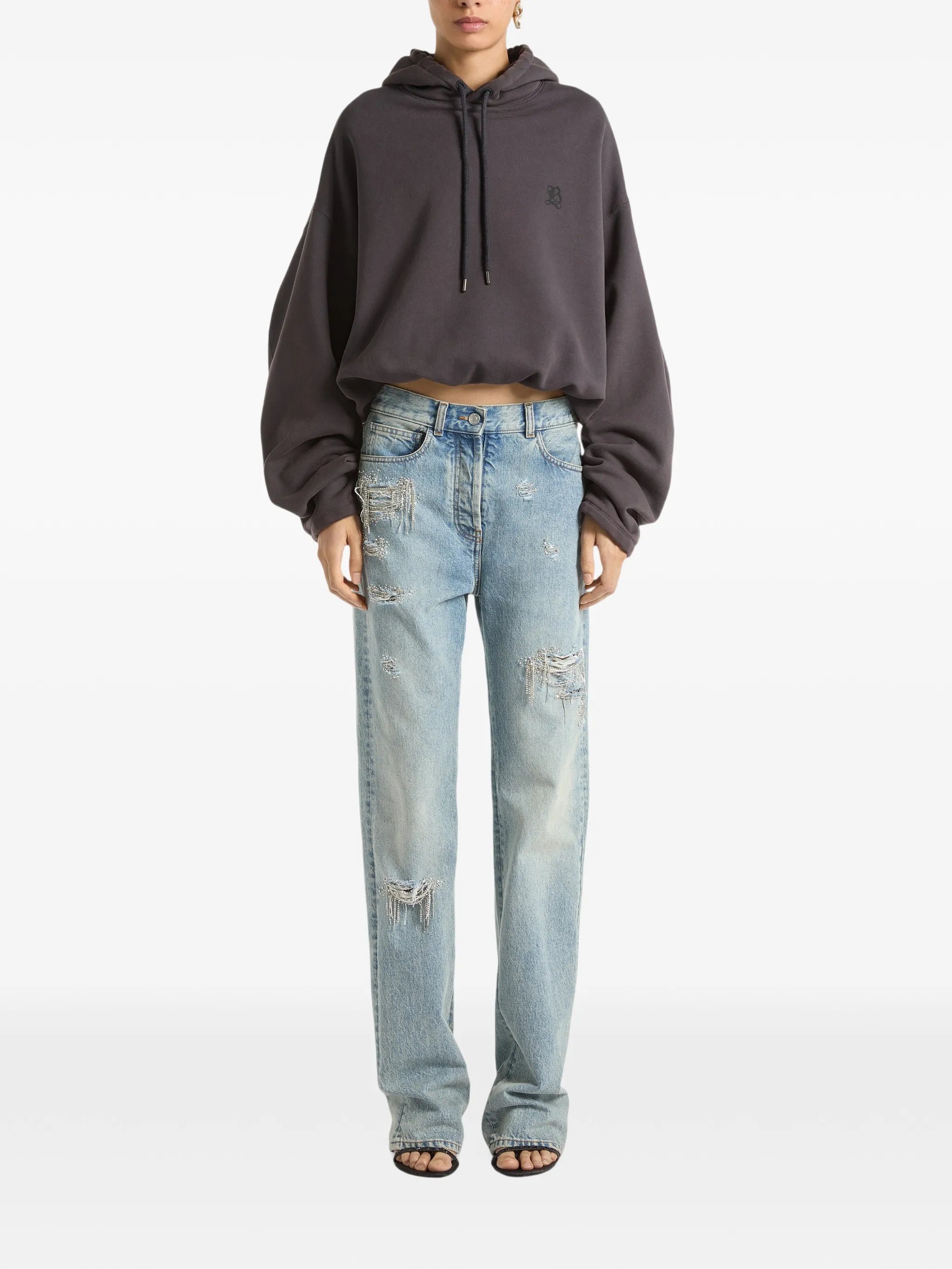 hoodie with Balmain B print