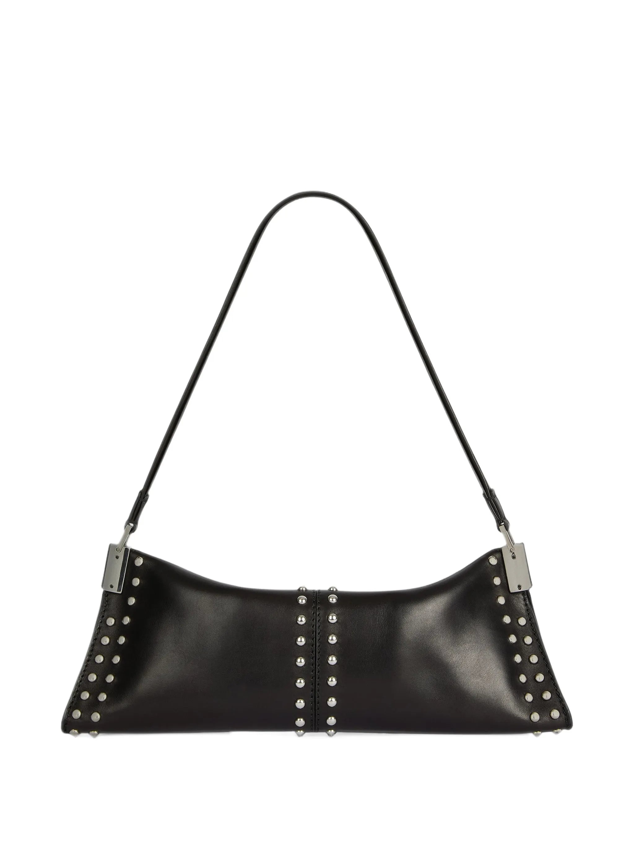 64-83 small bag in studded smooth leather