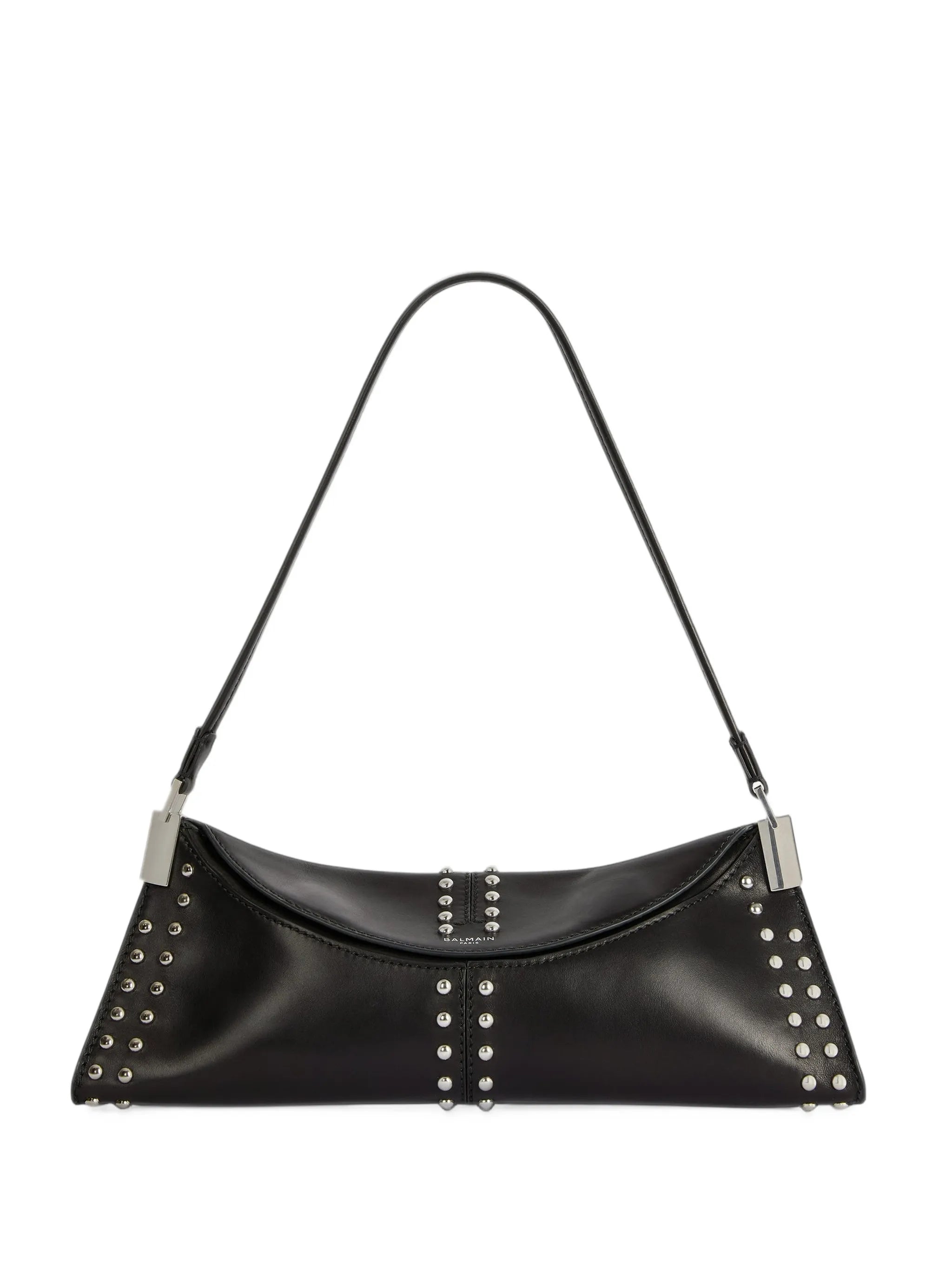 64-83 small bag in studded smooth leather