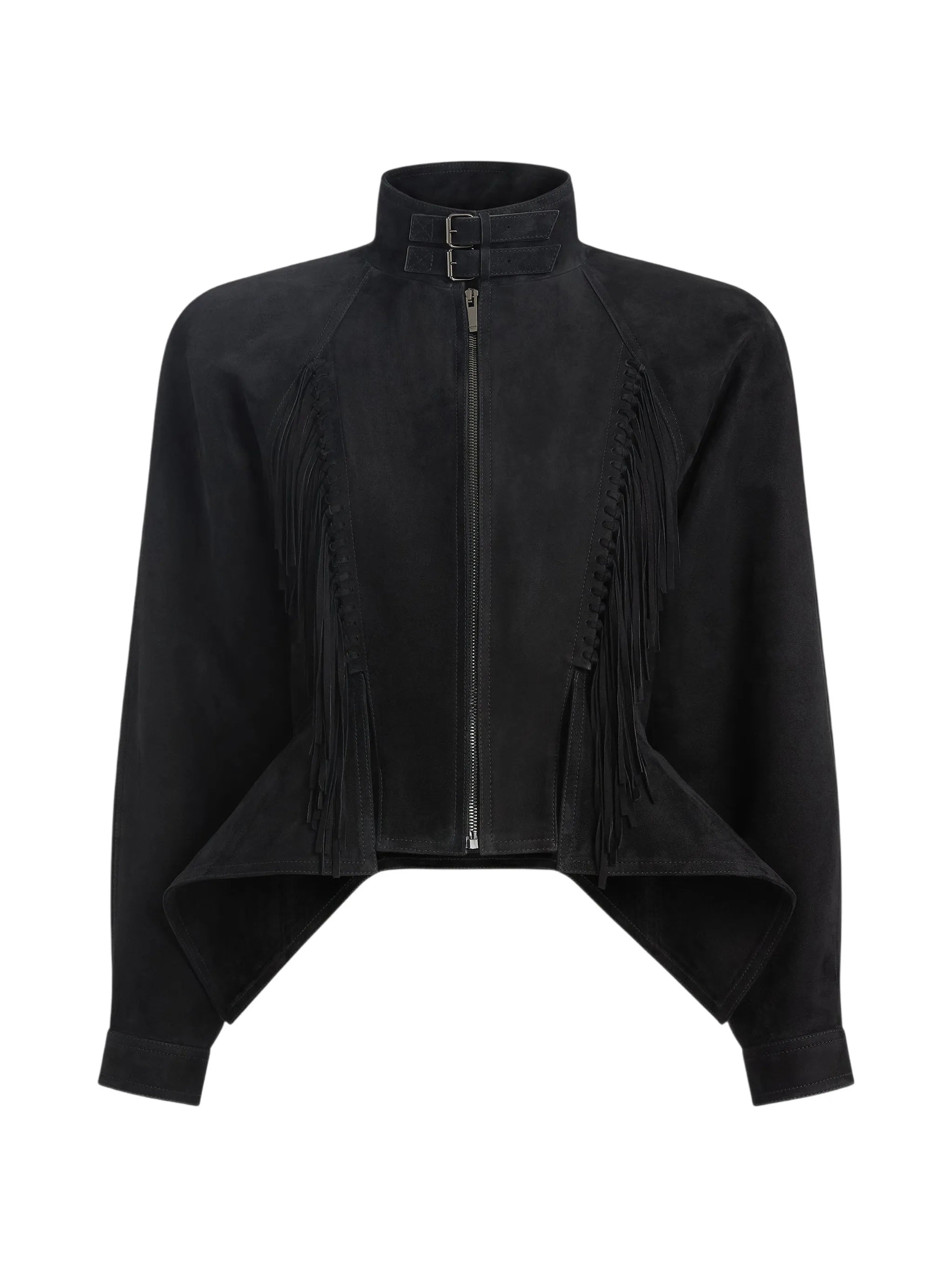 fringed suede jacket