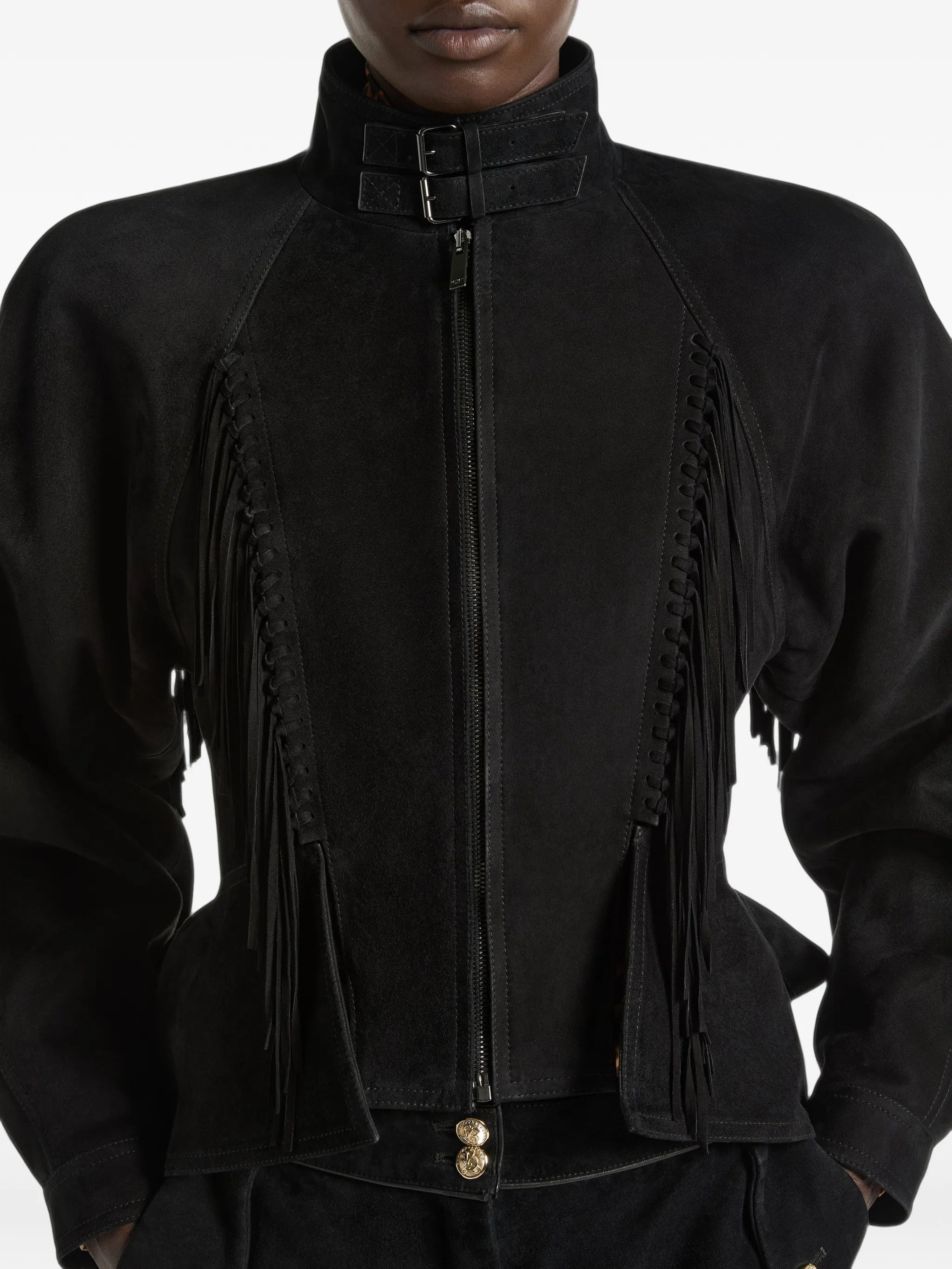 fringed suede jacket