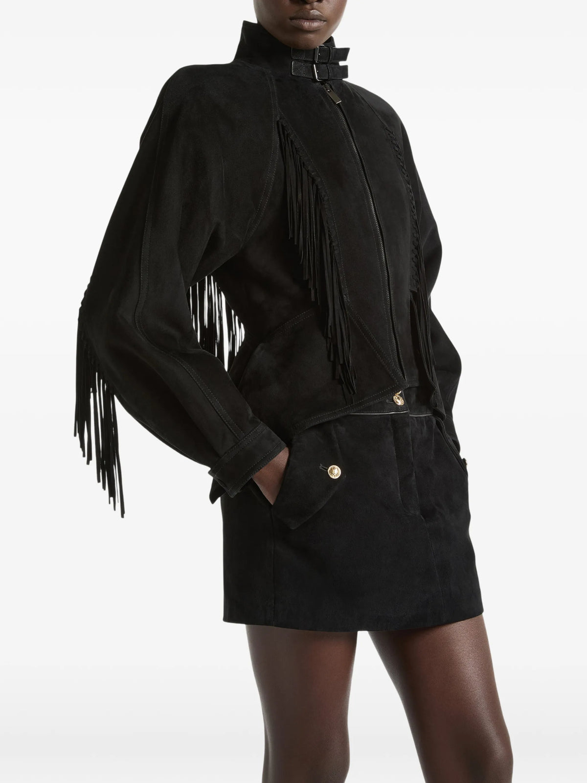 fringed suede jacket