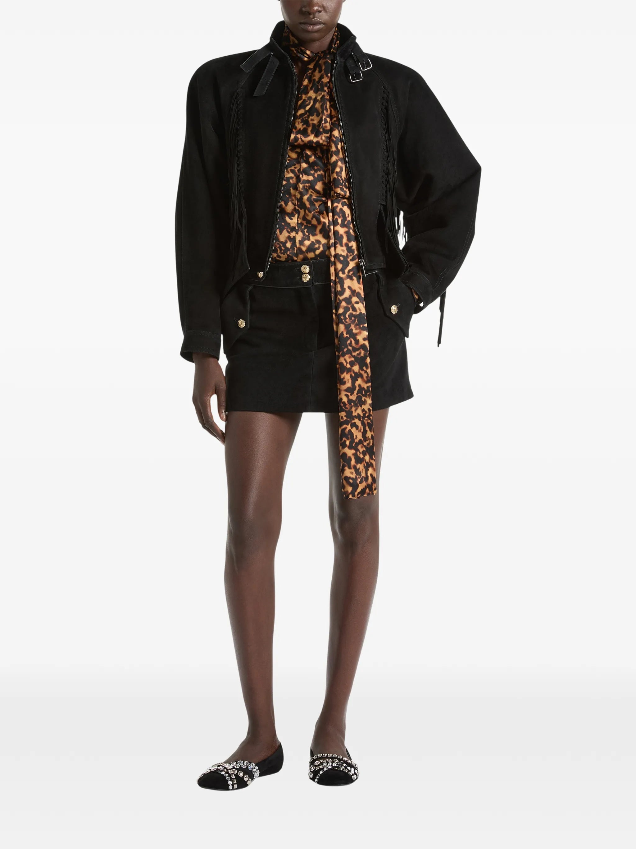 fringed suede jacket