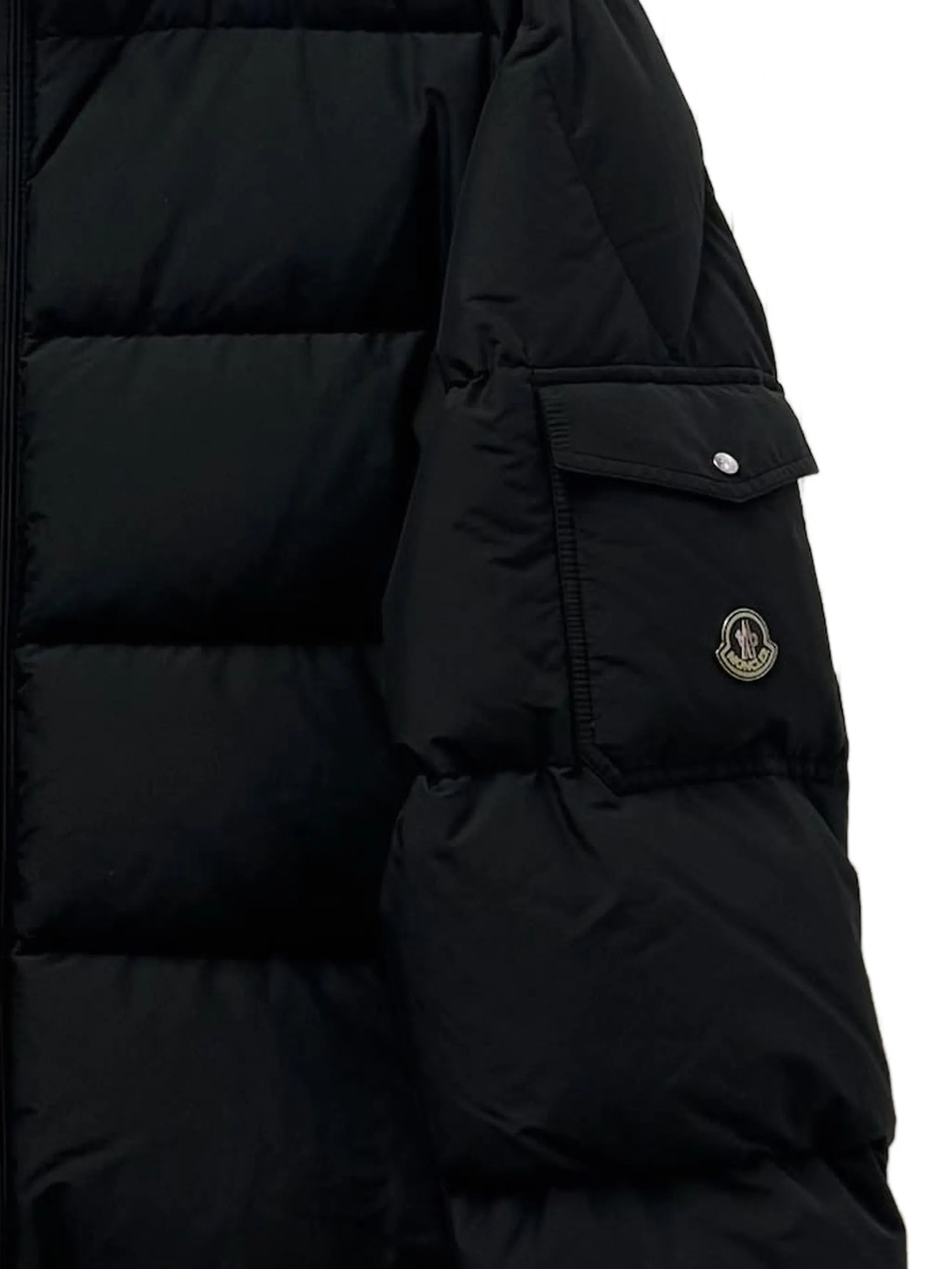 Himalaya hooded short down jacket