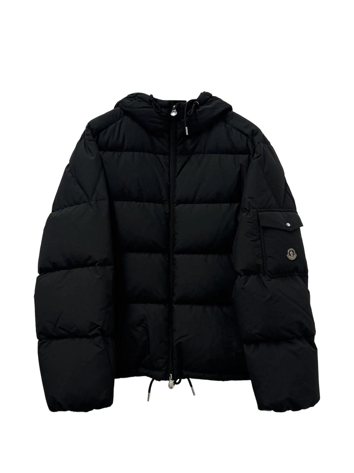 Himalaya hooded short down jacket