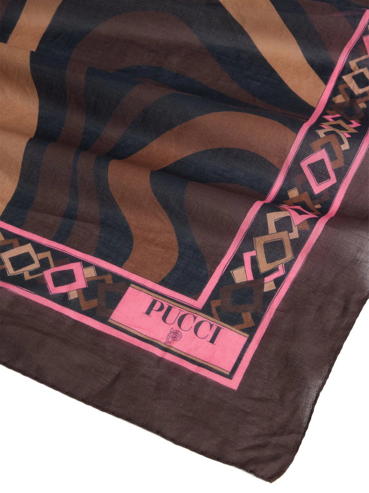 Marmo-print cotton sarong