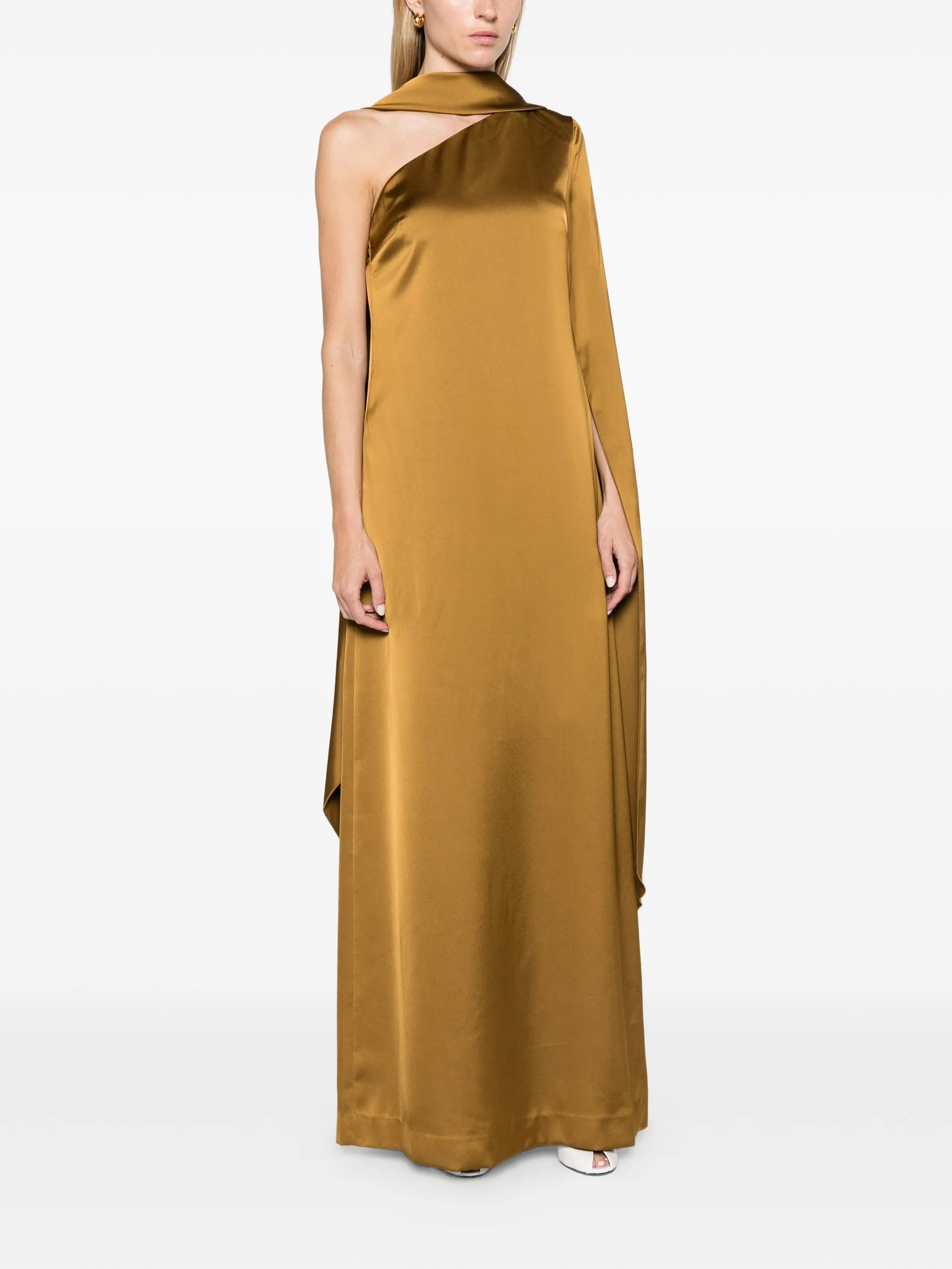 The Newman maxi dress in gold