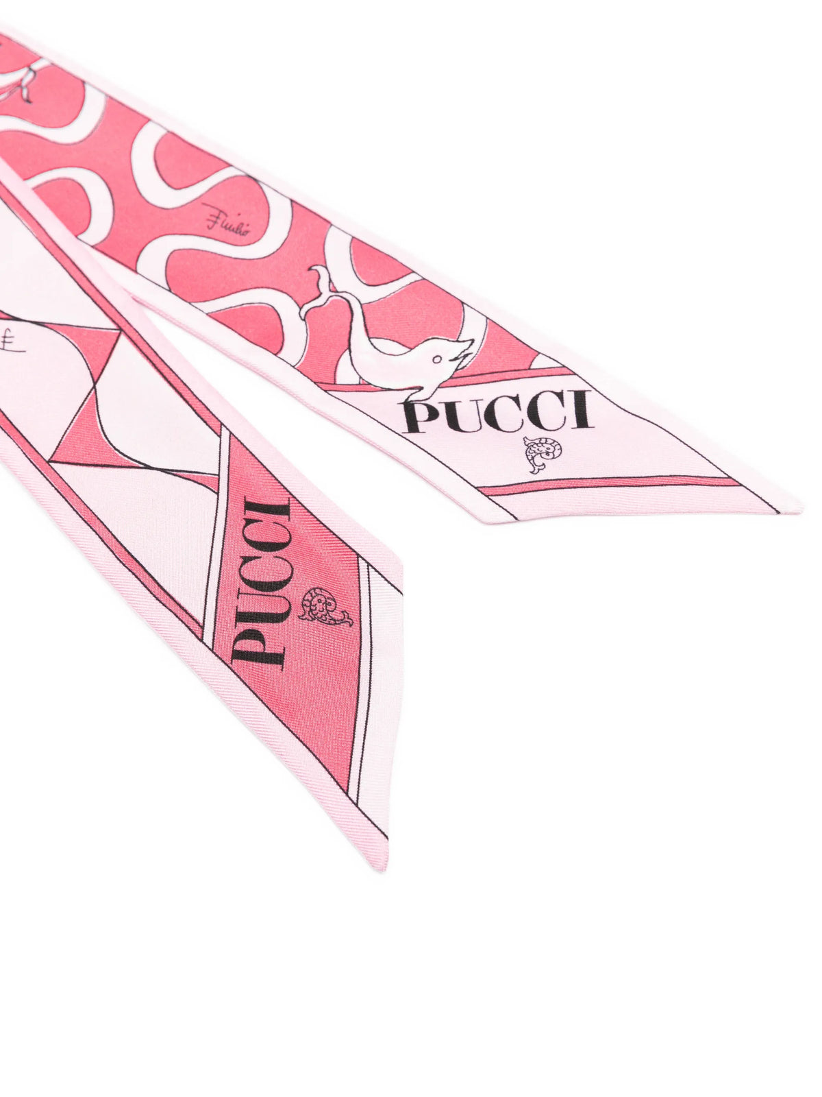 printed silk scarf
