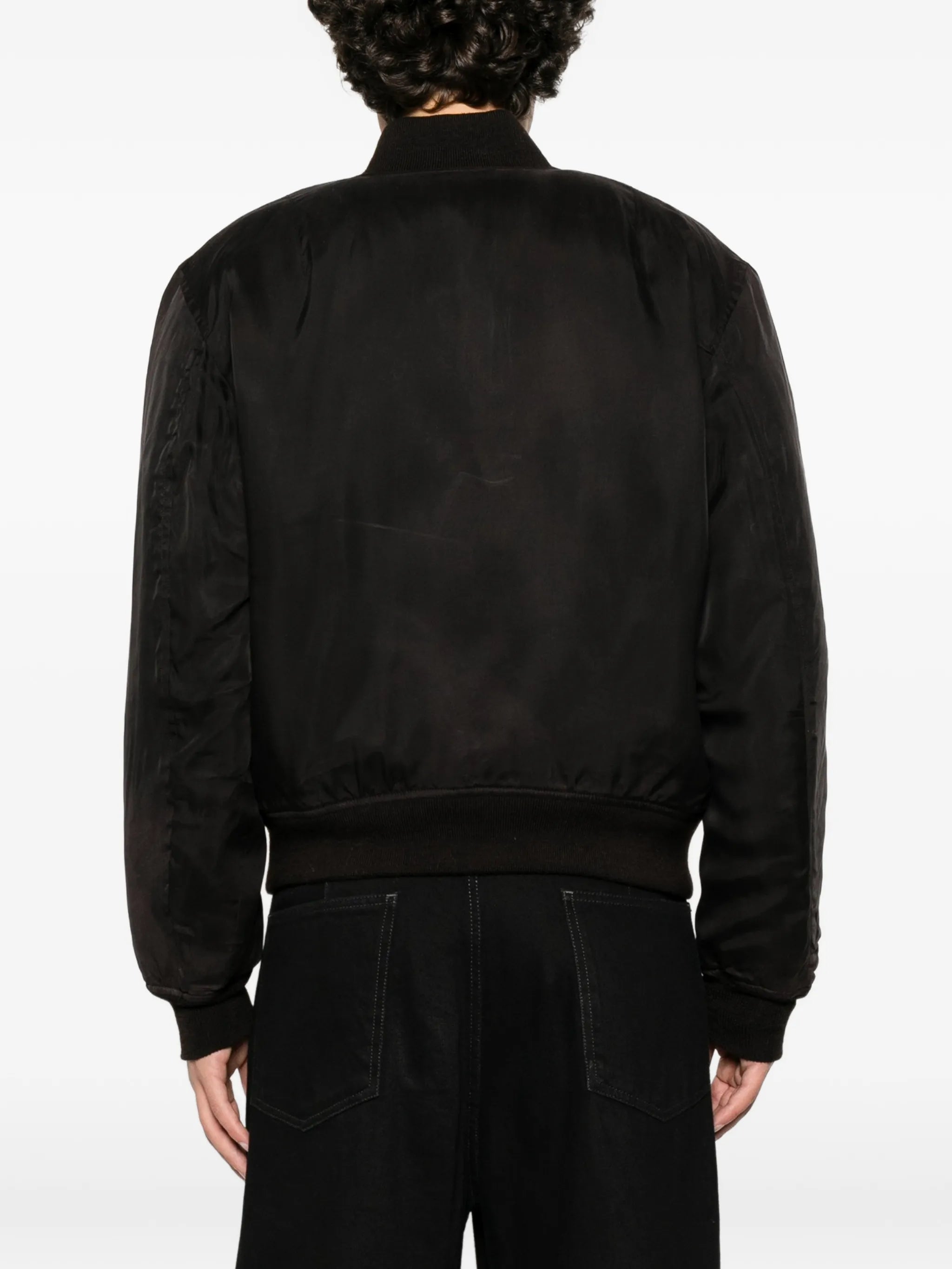 wax-dipped reversible bomber jacket