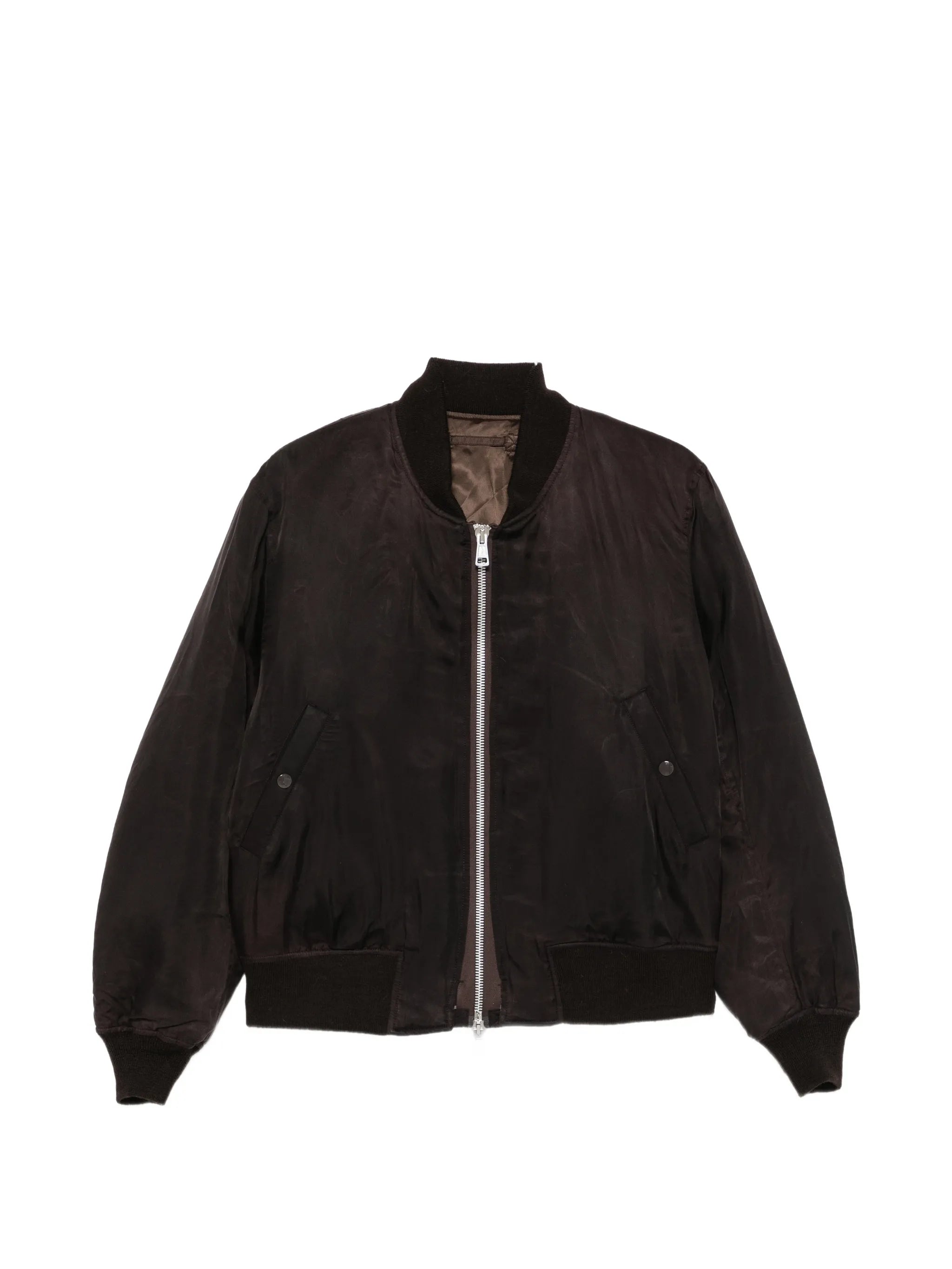 wax-dipped reversible bomber jacket