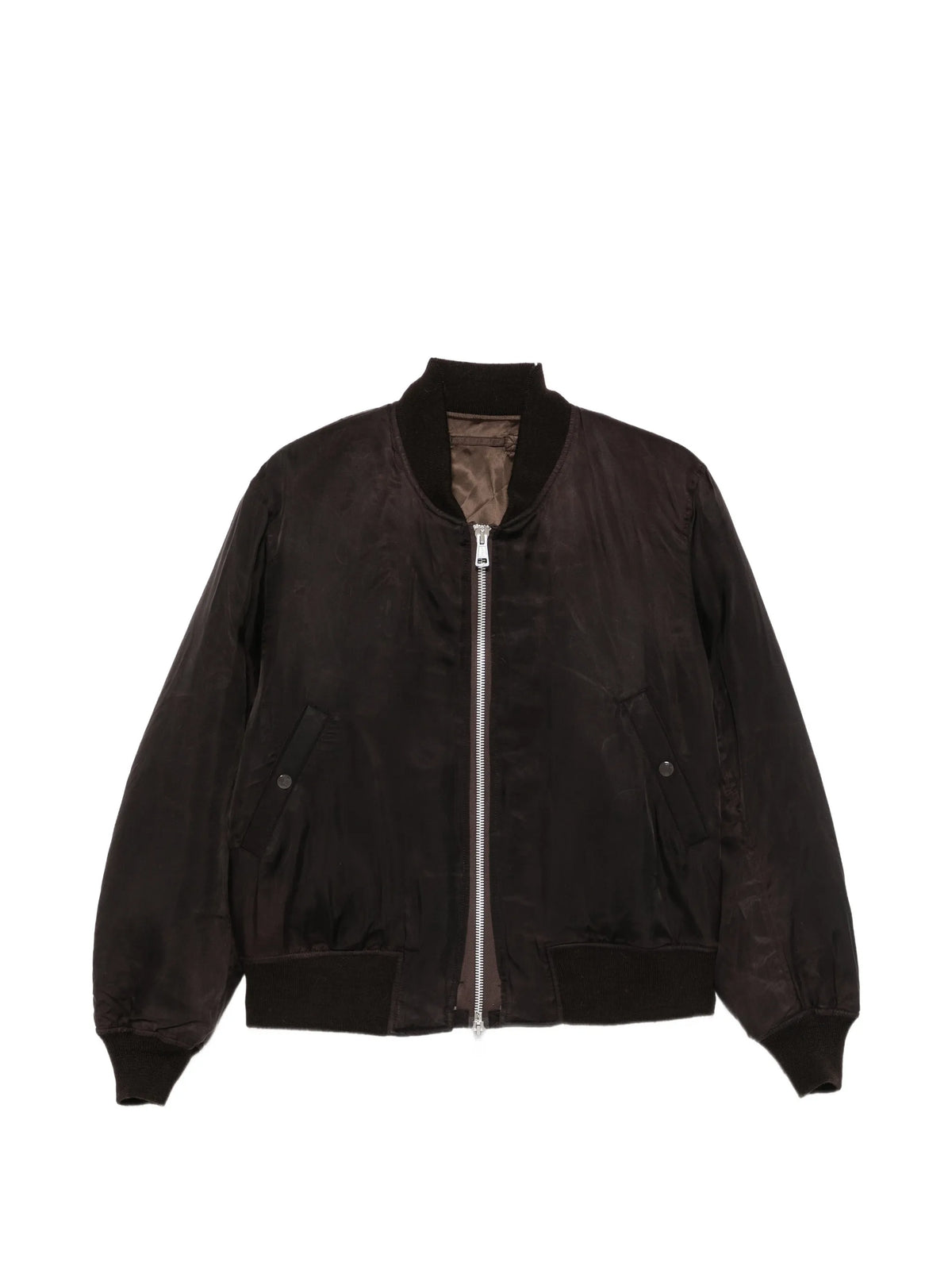 wax-dipped reversible bomber jacket