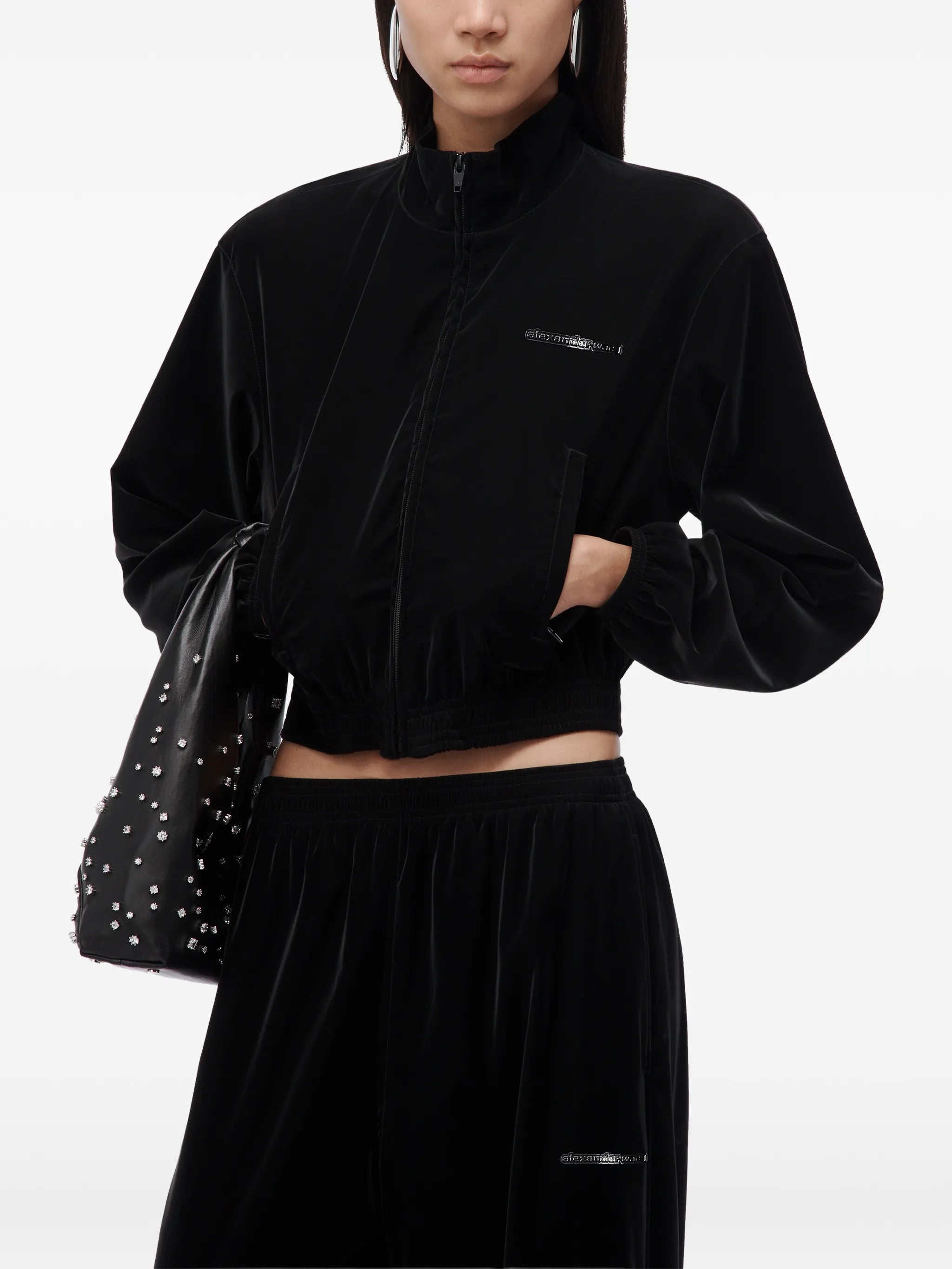 mid-rise track pant