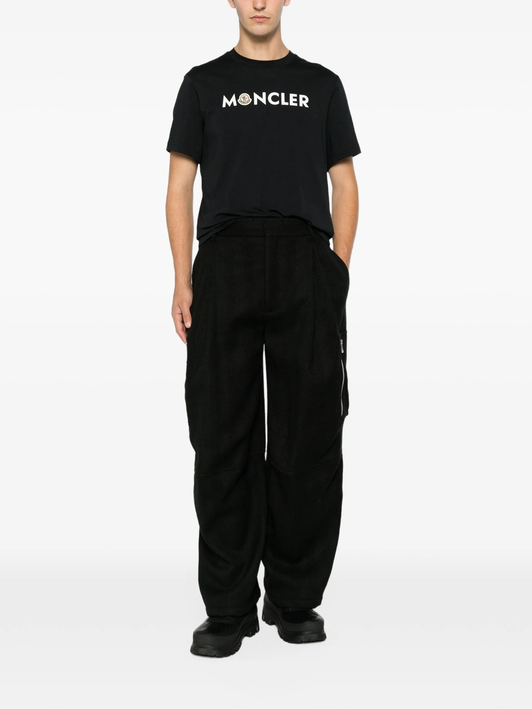 logo-print cotton T-shirt