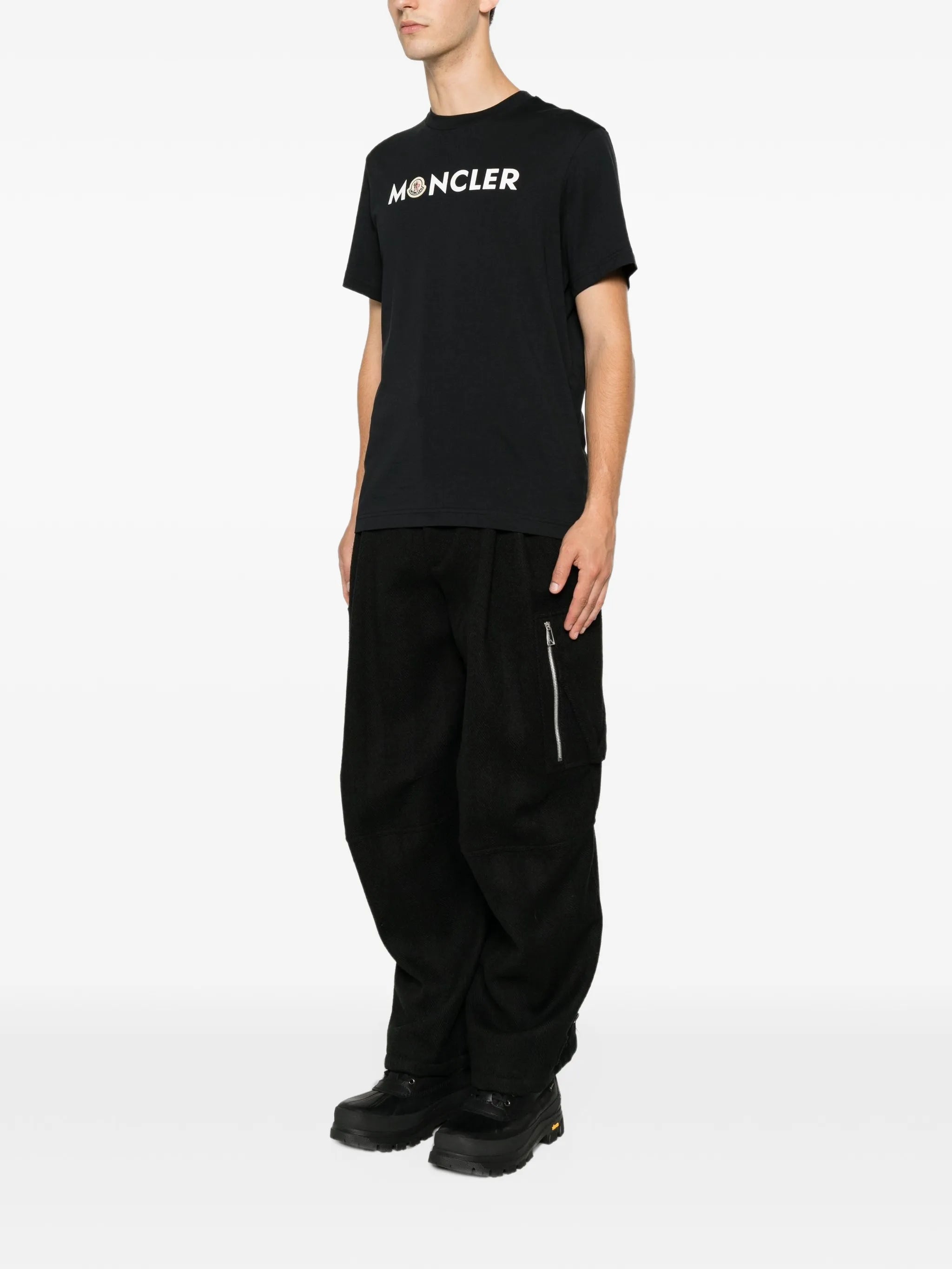 logo-print cotton T-shirt
