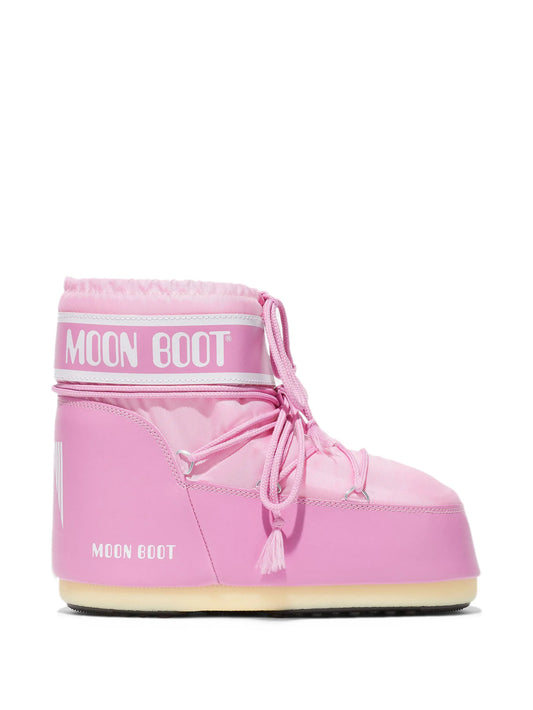 Icon Low pink nylon boots