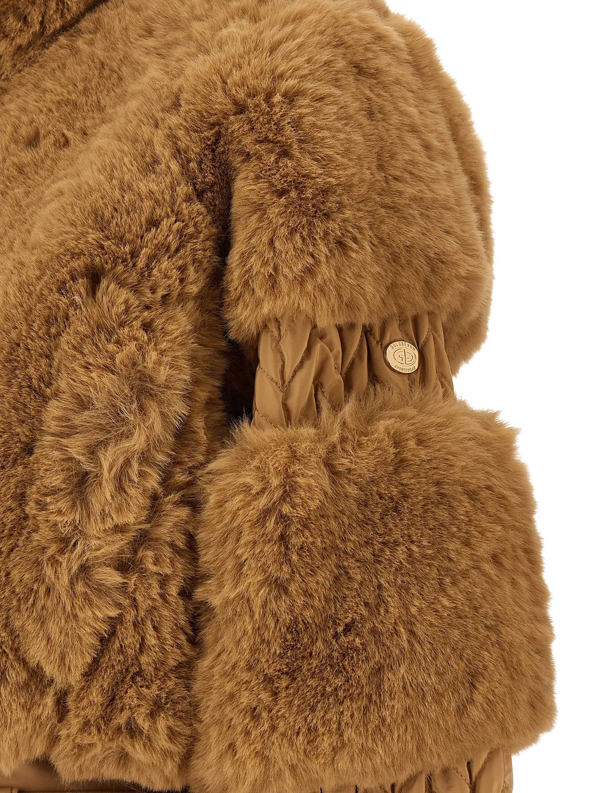 Lieke faux-fur ski suit