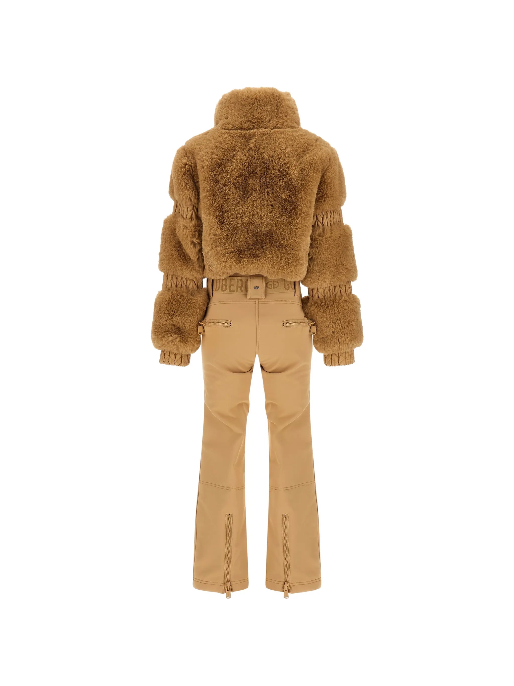 Lieke faux-fur ski suit