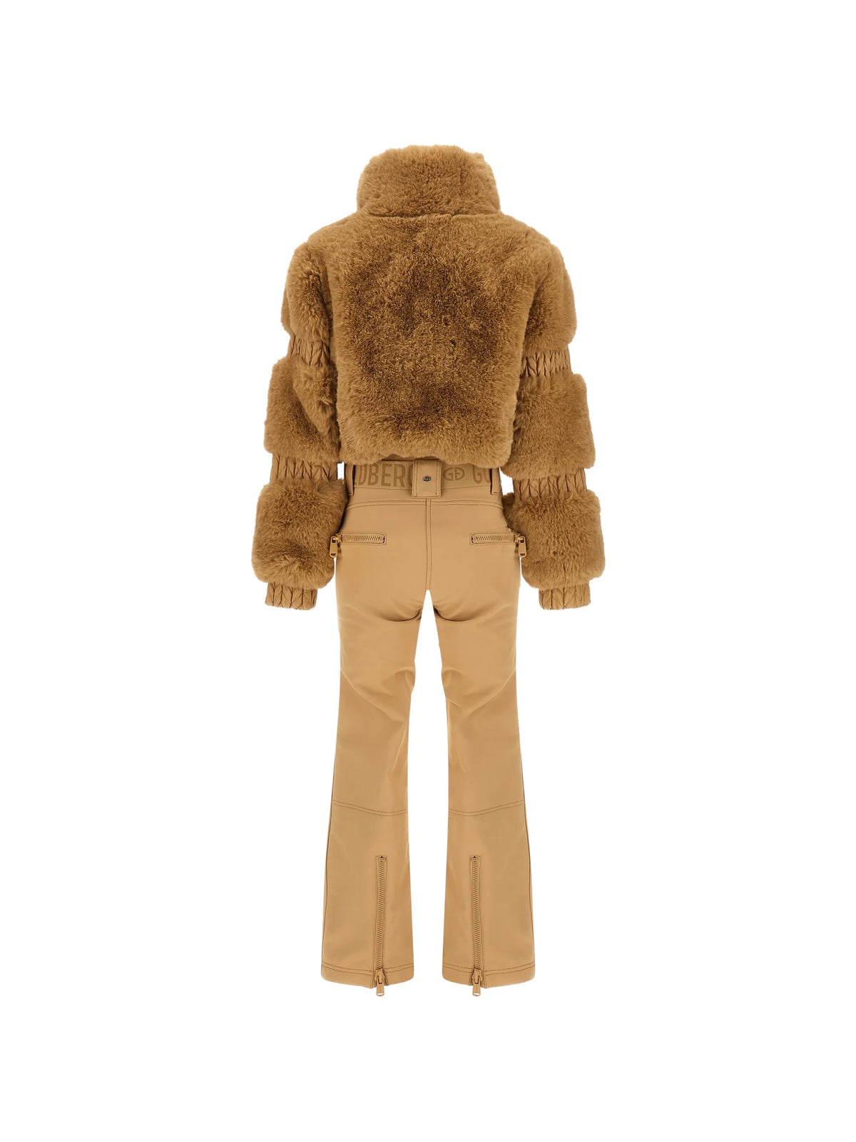Lieke faux-fur ski suit